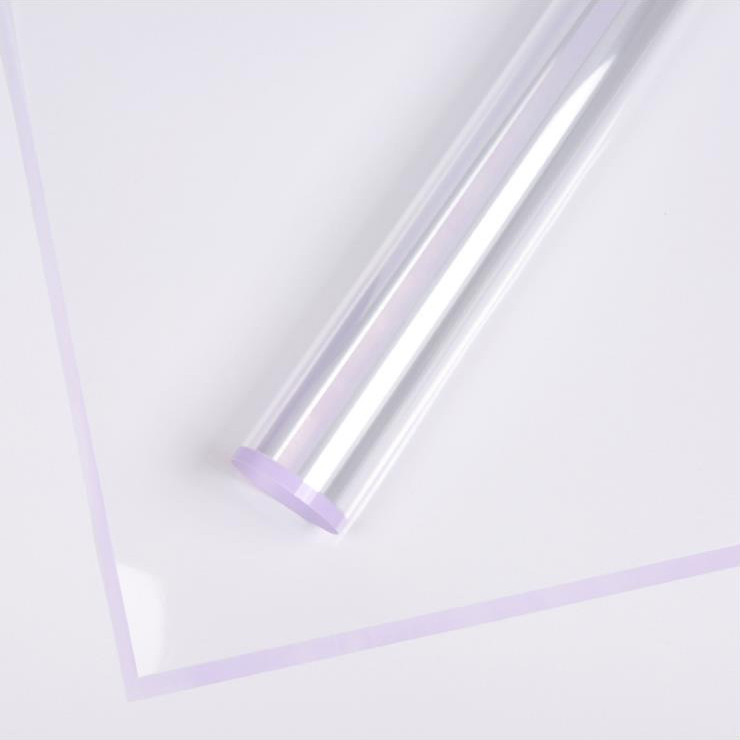 MYHC-15 Transparent monokrom kant plastblomma omslagspapper