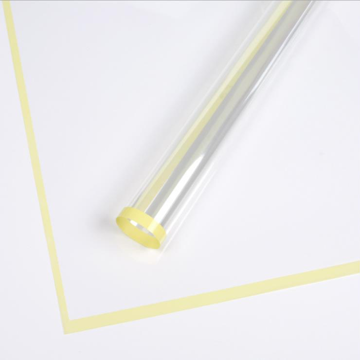 MYHC-15 Transparent monokrom kant plastblomma omslagspapper