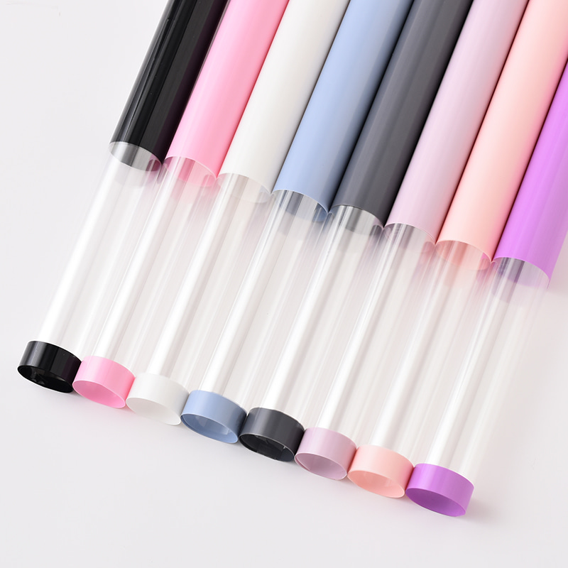 MYHC-16 Transparent kant OPP plastblomma omslagspapper
