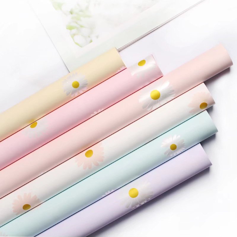 MYHC-18 Fresh Little Daisy Pearl Film Blomma omslagspapper