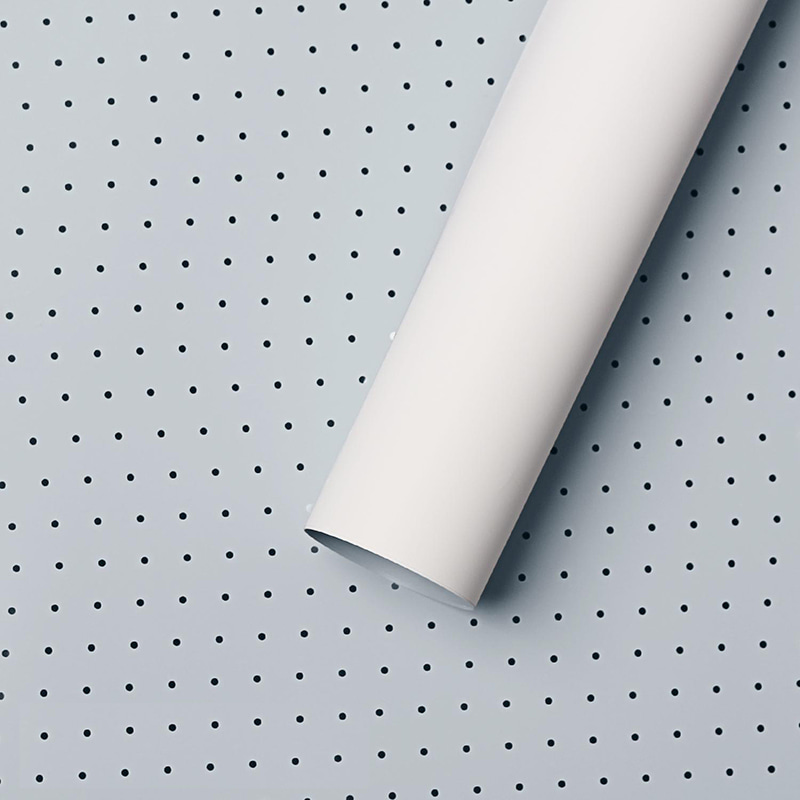 MYHC-34 Dot Decoration Dubbelsidig tvåfärgad aluminiumpläterad förpackningsfilm för bomullsblommor