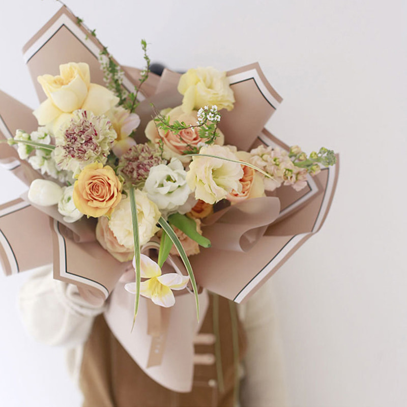 MYHC-39 Minnesfotoram 57×57cm (±2cm) Vattentätt blomomslagspapper