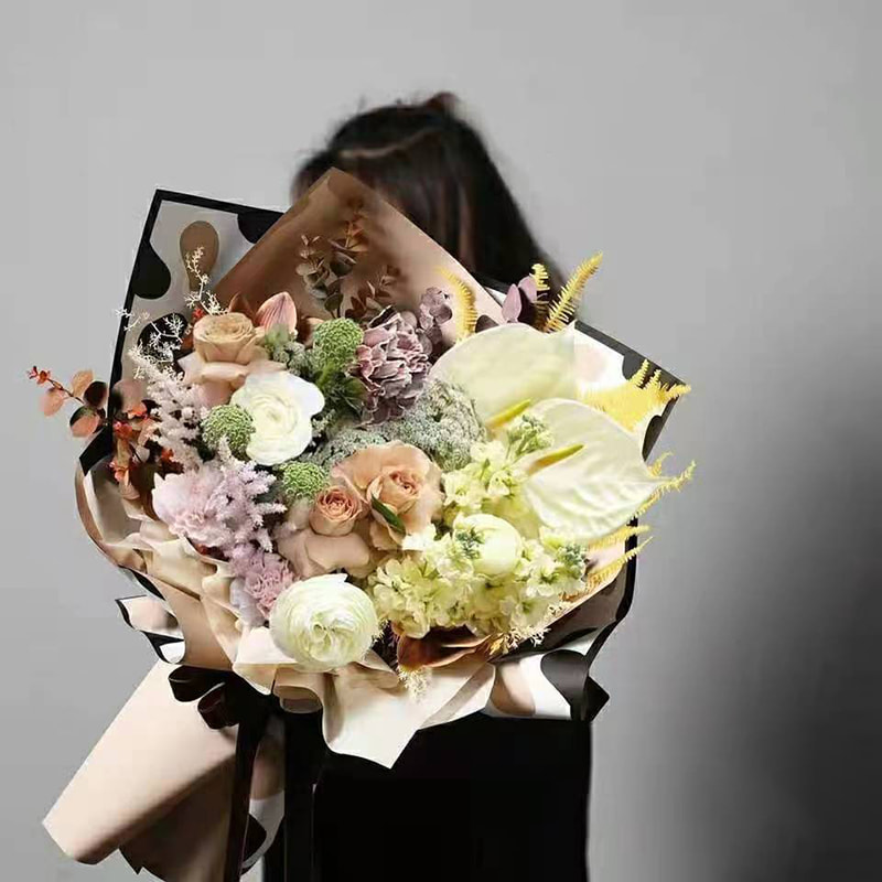 MYHC-39 Minnesfotoram 57×57cm (±2cm) Vattentätt blomomslagspapper