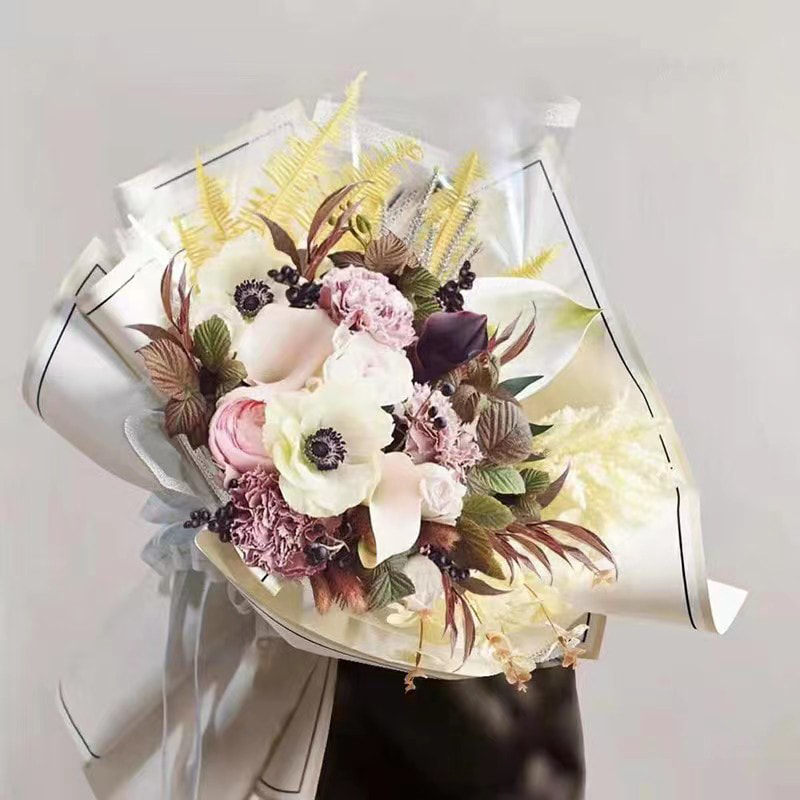 MYHC-39 Minnesfotoram 57×57cm (±2cm) Vattentätt blomomslagspapper