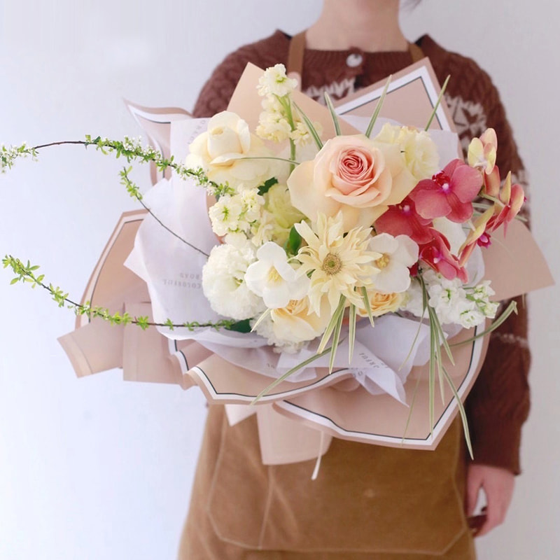 MYHC-39 Minnesfotoram 57×57cm (±2cm) Vattentätt blomomslagspapper