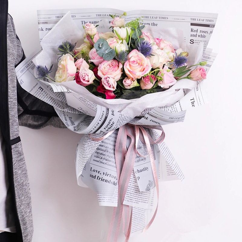 MYHC-52 Herb Golden Light Matt Film 57×57cm (±2cm) Blomma förpackningsfilm av plast