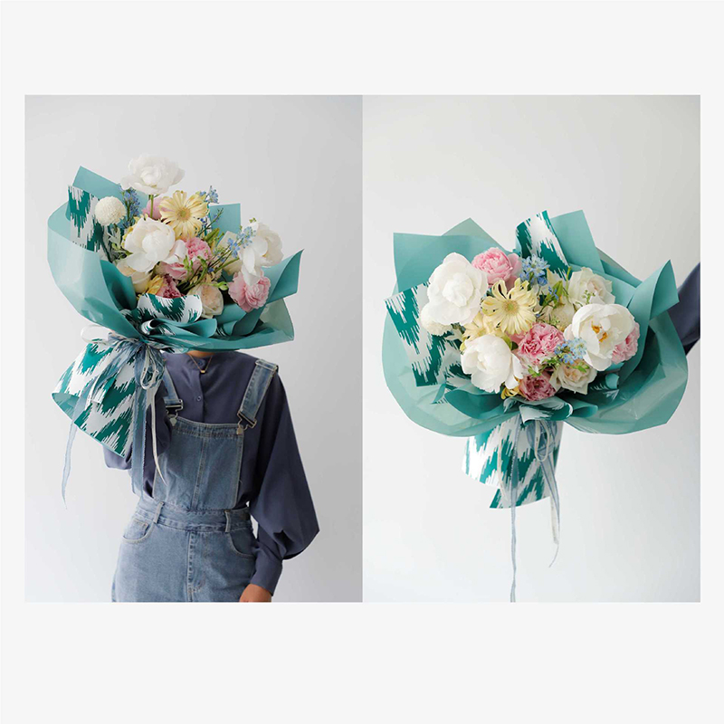 MYHC-57 Pärlfilm BOPP Vattentät Blomsterförpackningsfilm