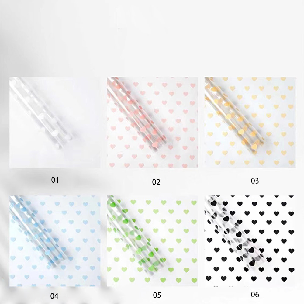 MYHC-62 Even Love Decoration OPP Transparent Flower Omslagspapper