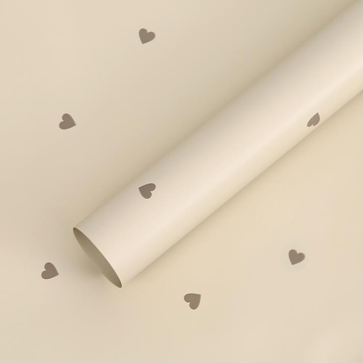 MYHC-63 Little Love Decoration Pearlescent Film Bopp Cotton Flower Packaging Film