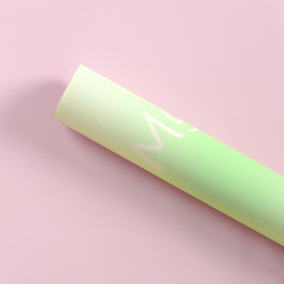 MYHC-66 Macaron Gradient Color Waterproof Flower Omslagspapper
