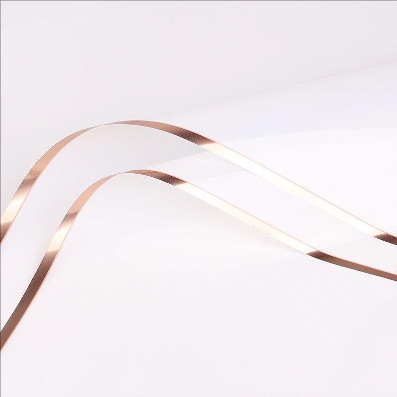 MYHC-72 Solid Color Gold Edge Water Light Film Transparent Flower Packaging Film