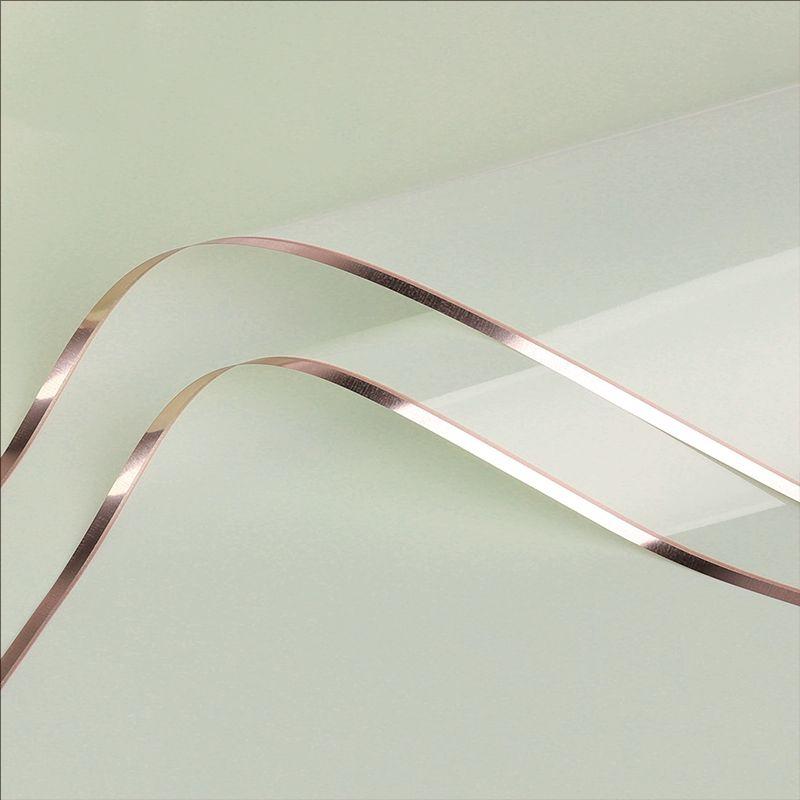 MYHC-72 Solid Color Gold Edge Water Light Film Transparent Flower Packaging Film