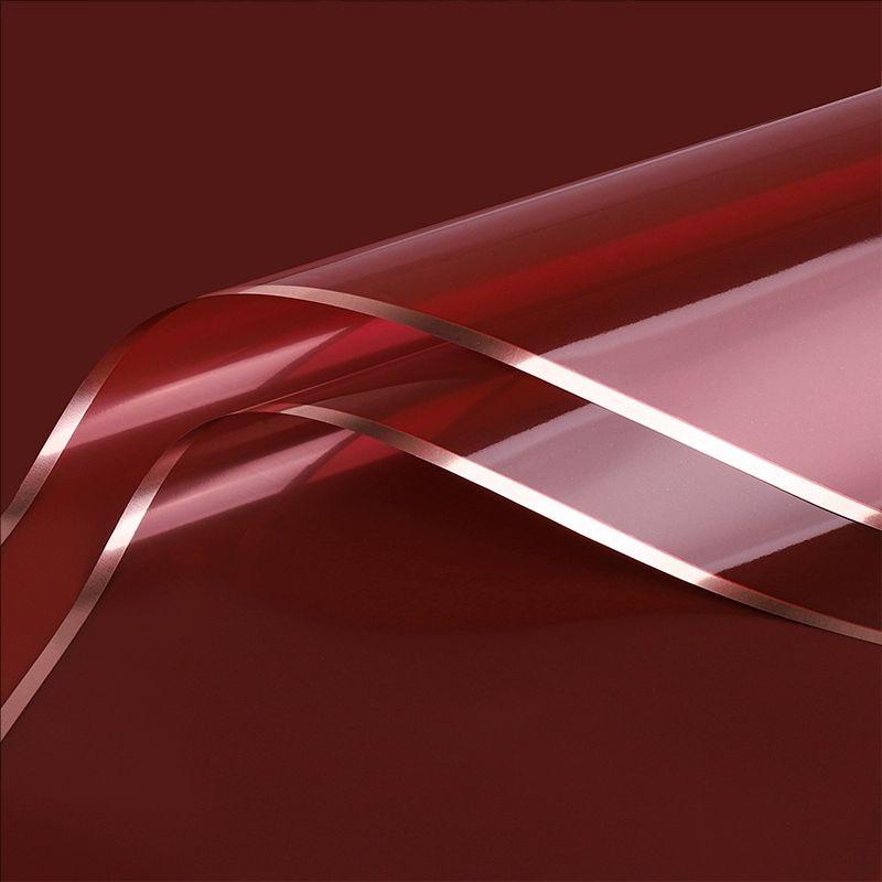 MYHC-72 Solid Color Gold Edge Water Light Film Transparent Flower Packaging Film
