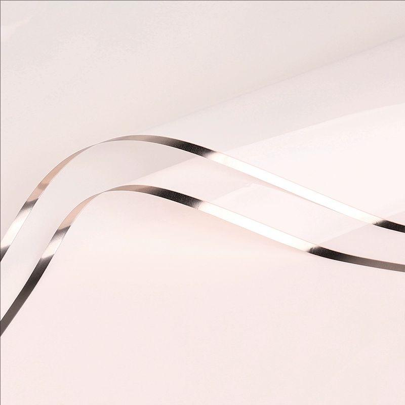 MYHC-72 Solid Color Gold Edge Water Light Film Transparent Flower Packaging Film