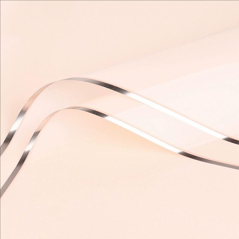 MYHC-72 Solid Color Gold Edge Water Light Film Transparent Flower Packaging Film