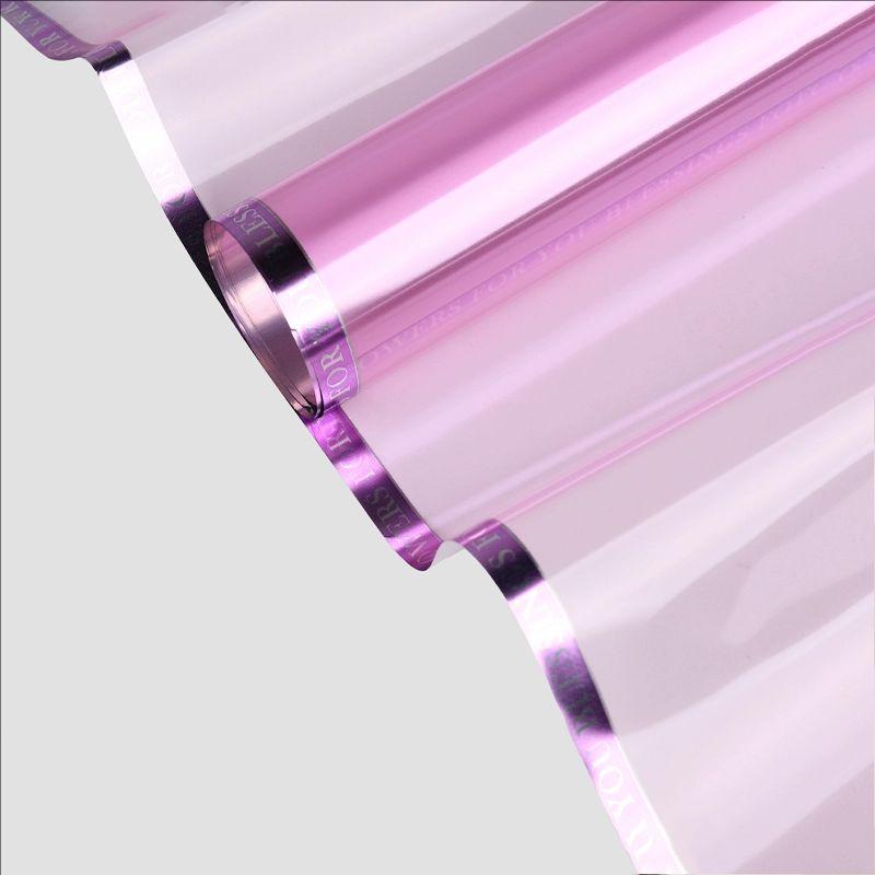 MYHC-73 Lace Glitter Film Opp Transparent Flower Packaging Film