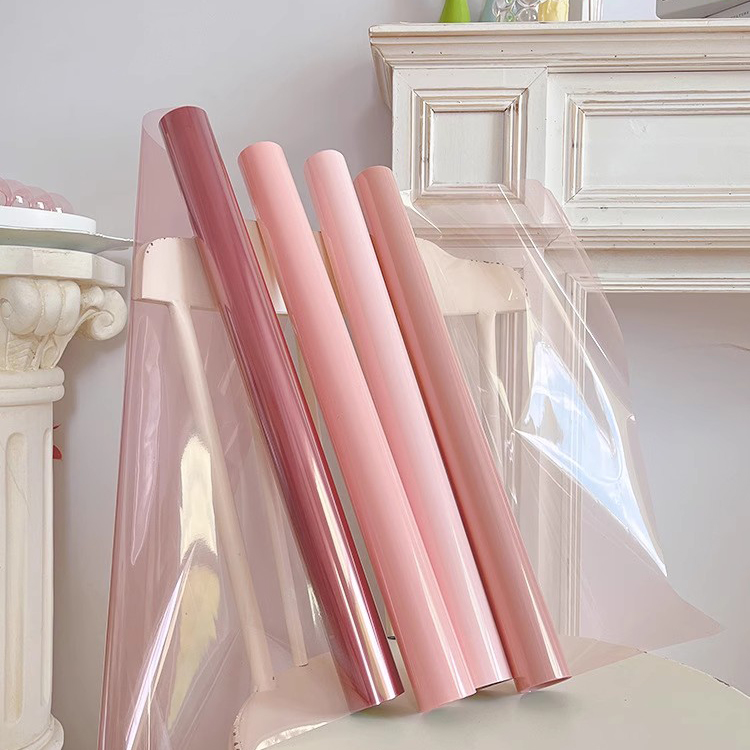 MYHC-74 Jelly Film OPP4.7 Silk Transparent Flower Omslagspapper