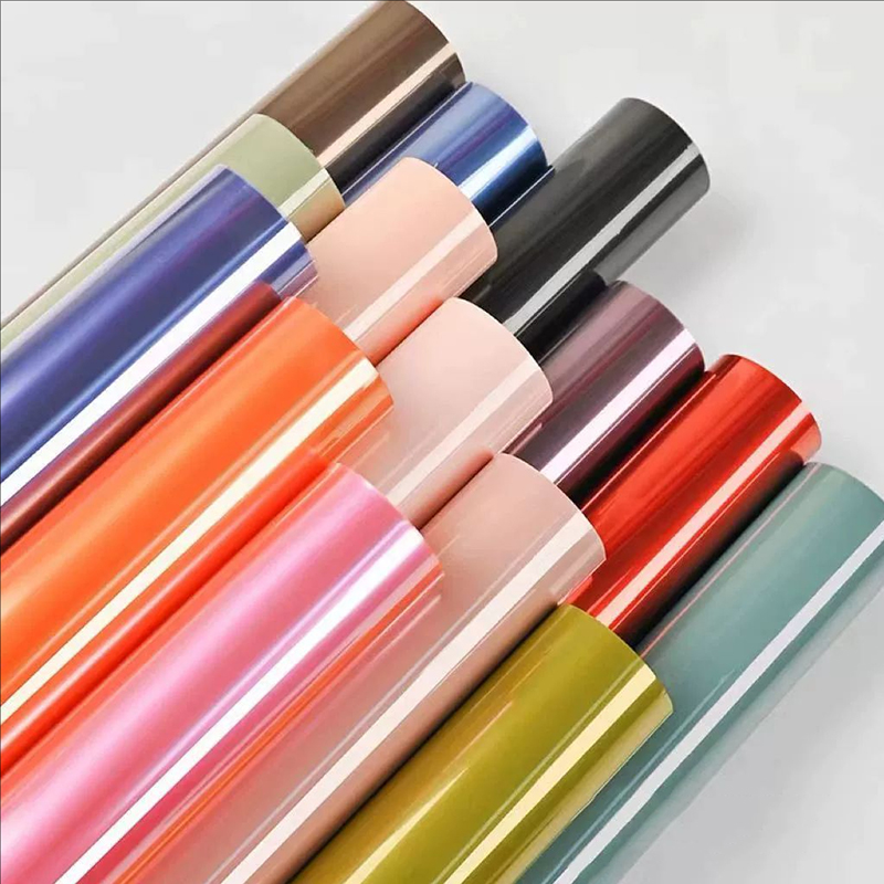 MYHC-74 Jelly Film OPP4.7 Silk Transparent Flower Omslagspapper
