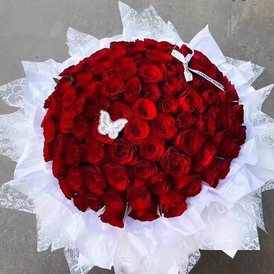 100 % vattentät 6-färgs blomförpackningsfilm