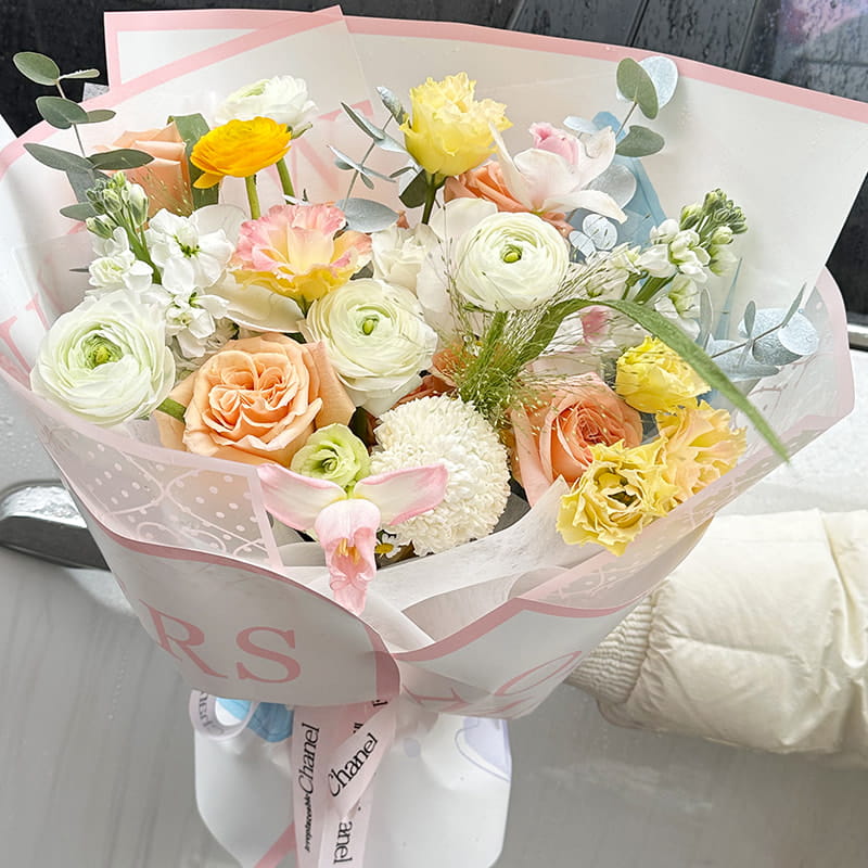 Slät struktur blomma omslagspapper