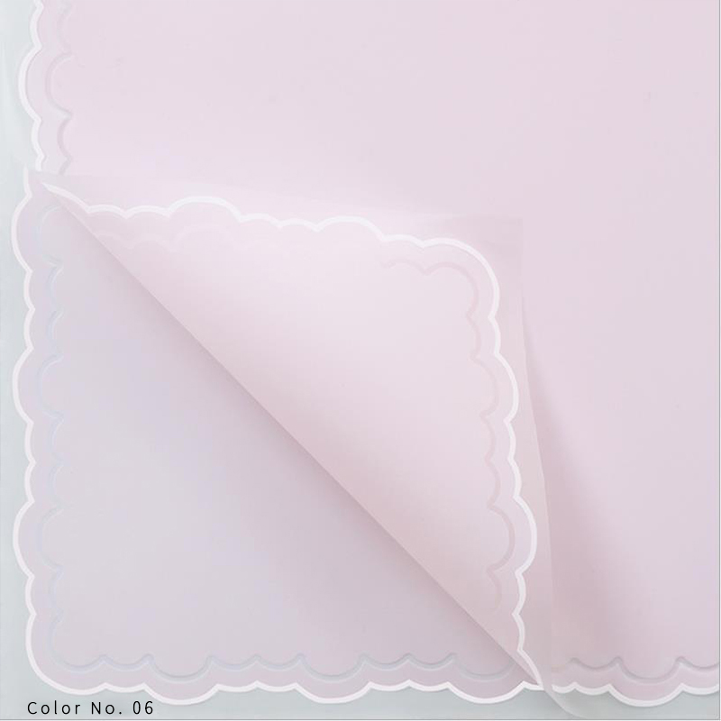 Petal gelé film blomma omslagspapper
