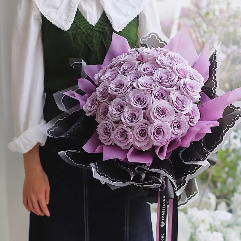 Petal gelé film blomma omslagspapper