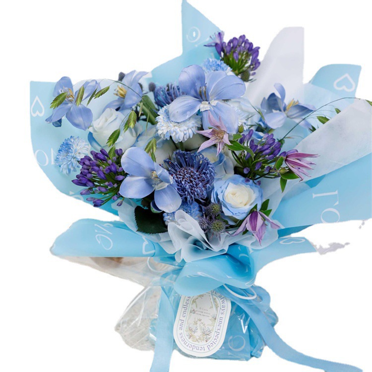 Kärleksbrev Tryck Design Blomsteromslag Nossa-papper med vattentät beläggning Färgglad