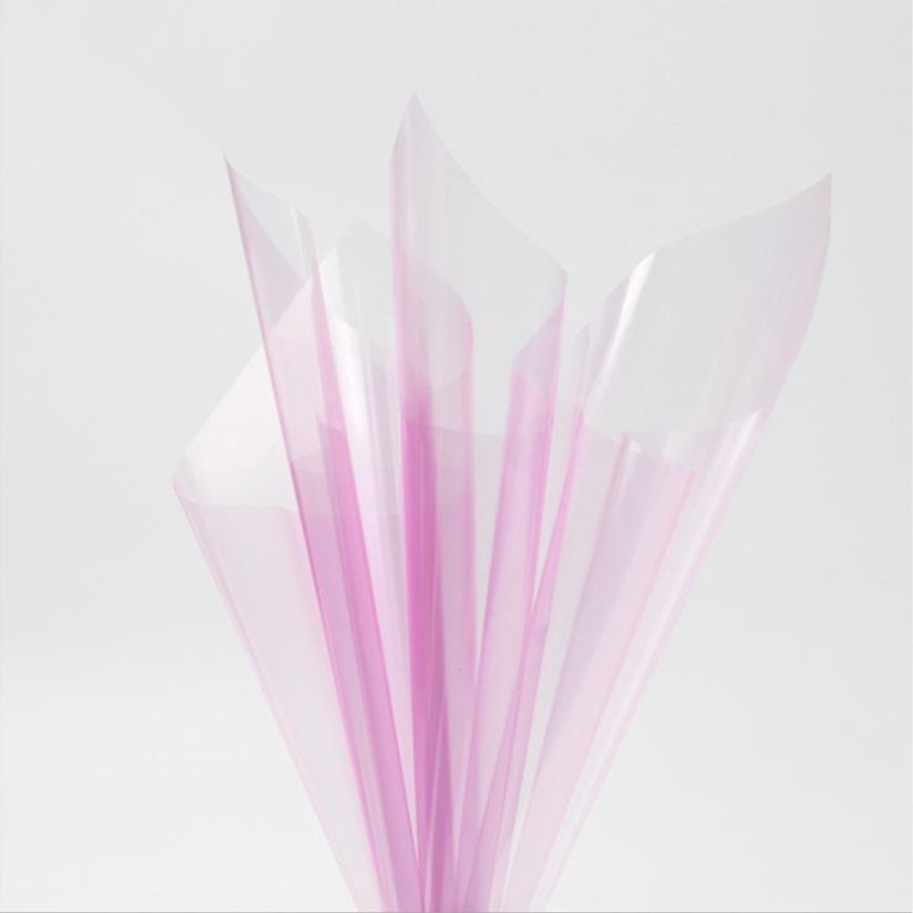 Vattentätt transparent Kristallglas Blomma omslagspapper