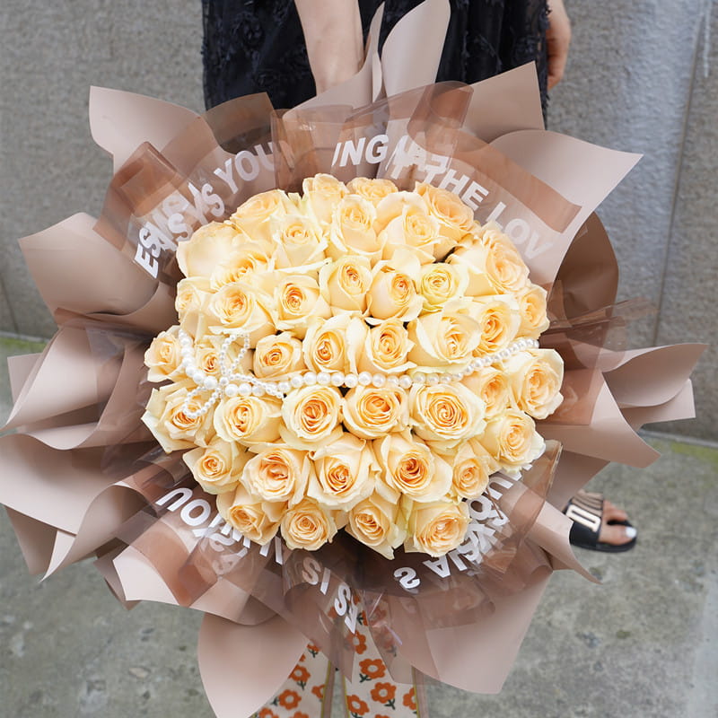 58*58cm blomförpackning cellofan