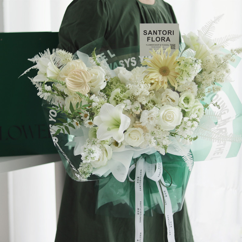 58*58cm blomförpackning cellofan