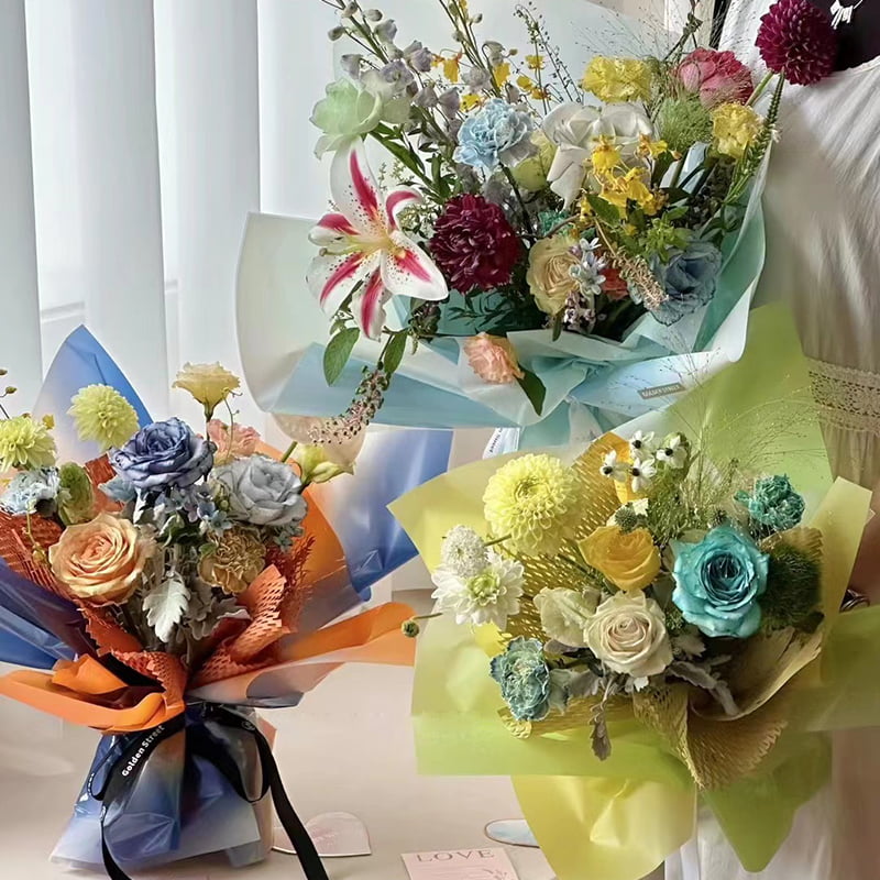 4,5 Mil OPP Blomma omslagspapper
