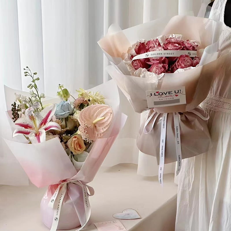 4,5 Mil OPP Blomma omslagspapper
