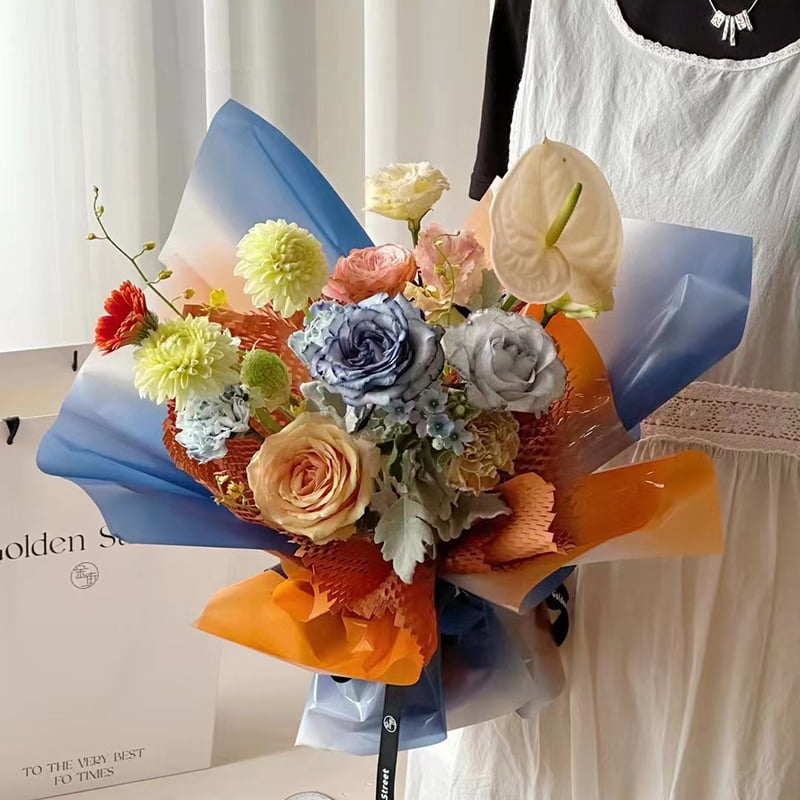 4,5 Mil OPP Blomma omslagspapper