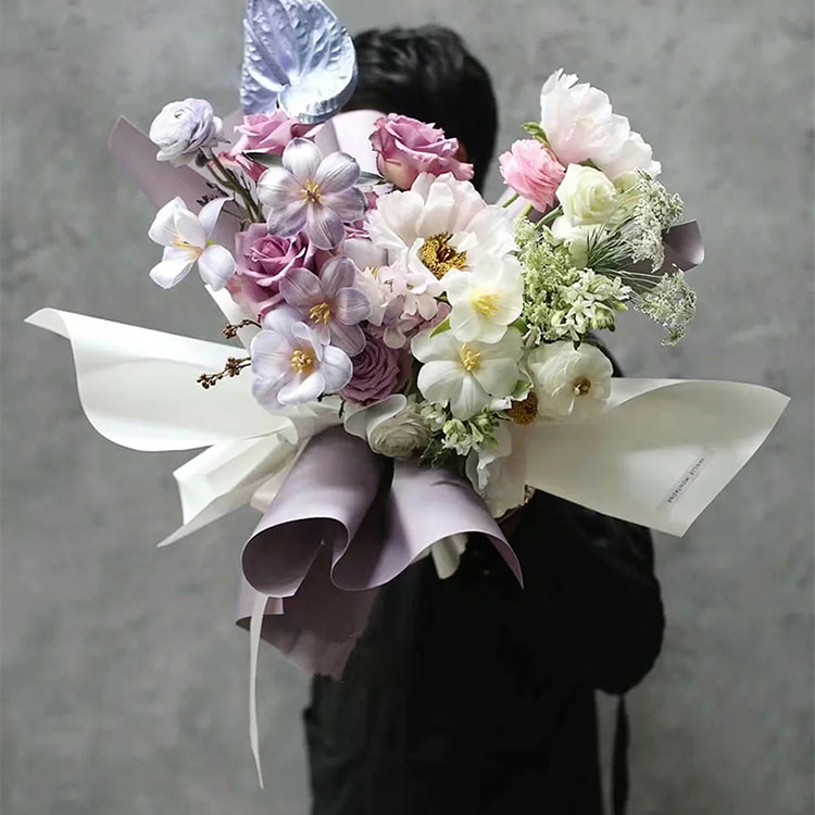 7,5 Mil tjocklek Blomomslagsfilm i plast