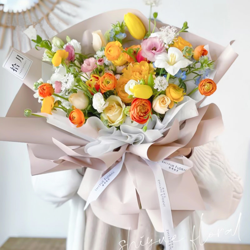 7,5 Mil tjocklek Blomomslagsfilm i plast