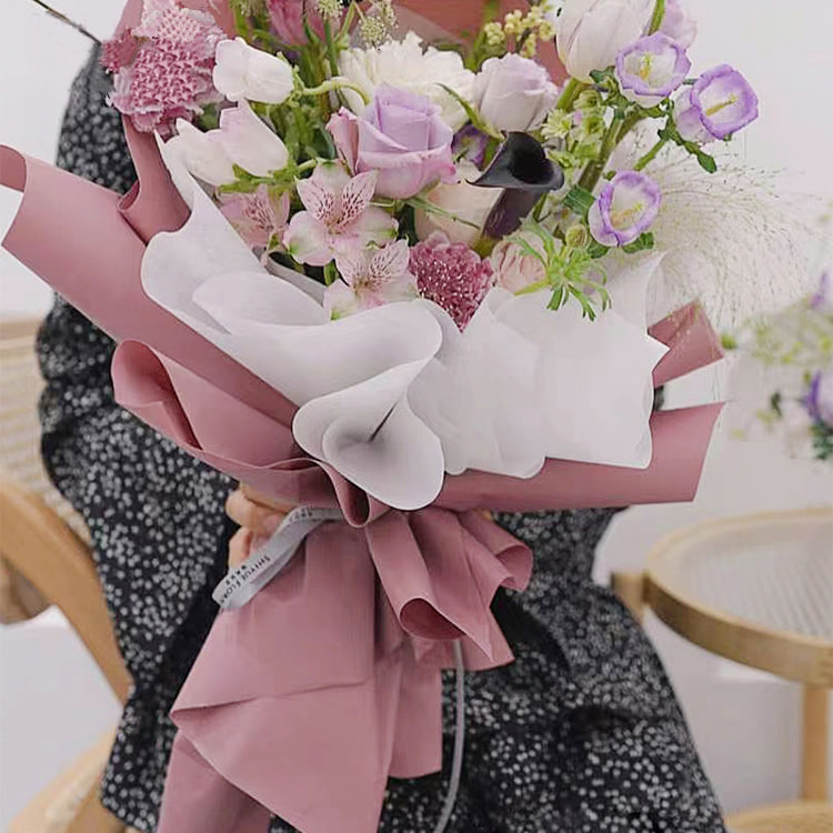 7,5 Mil tjocklek Blomomslagsfilm i plast