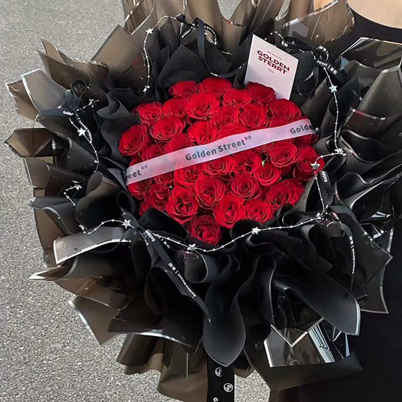 Silverjon vattenblank film omslagspapper för blommor