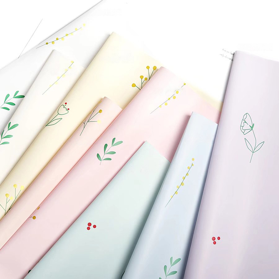 Anti-dimma och fuktsäker plast blombukett förpackningsfilm