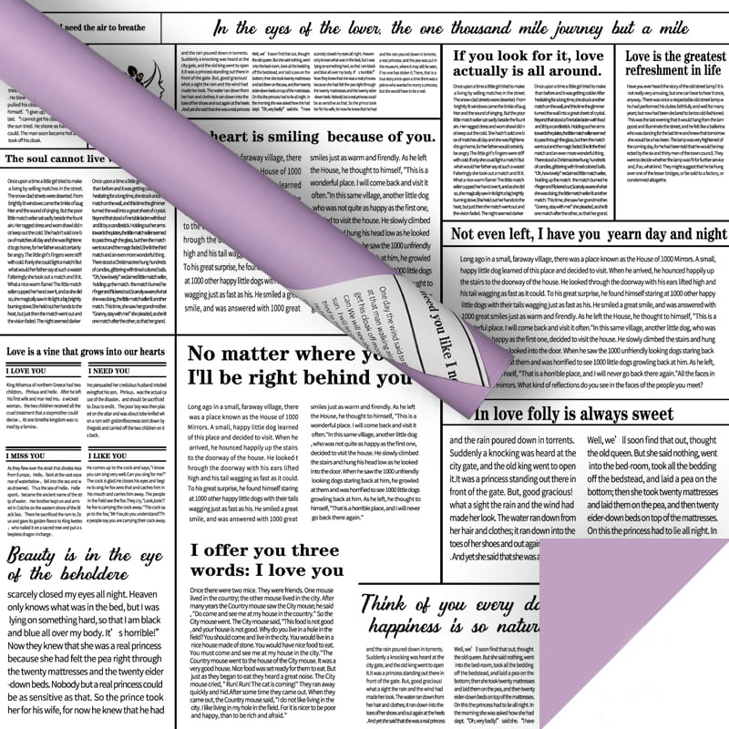 Engelsk tidningsblomma omslagspapper