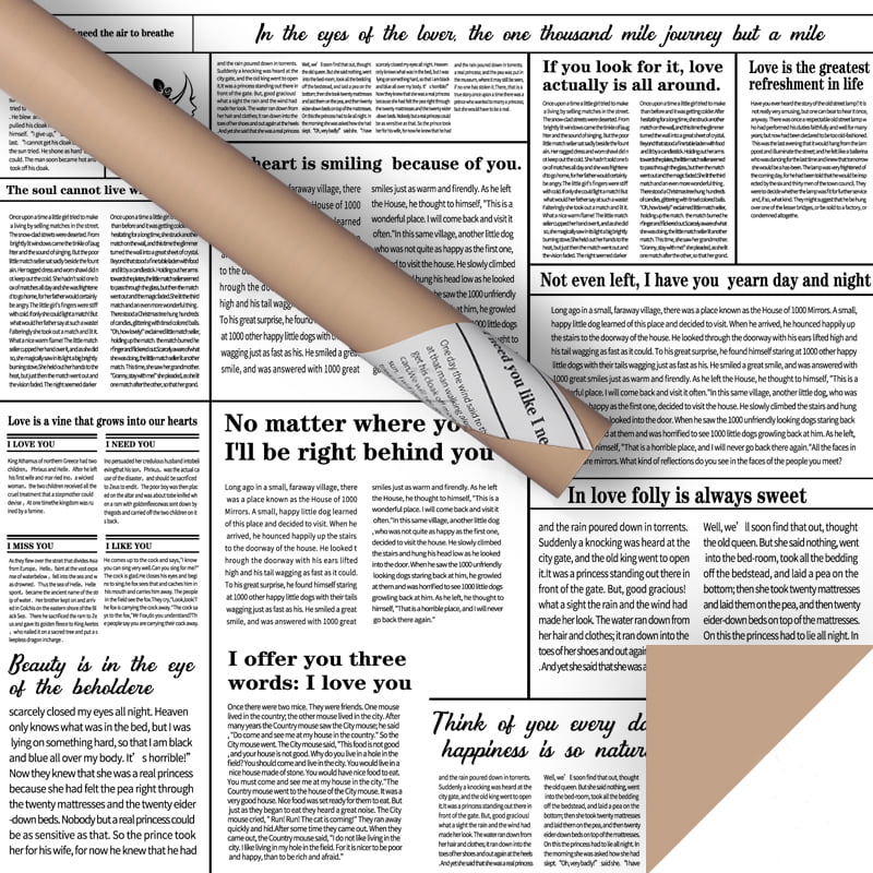 Engelsk tidningsblomma omslagspapper
