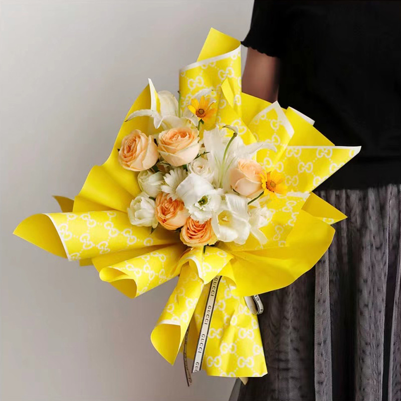 Fashionabla G-Flower omslagspapper