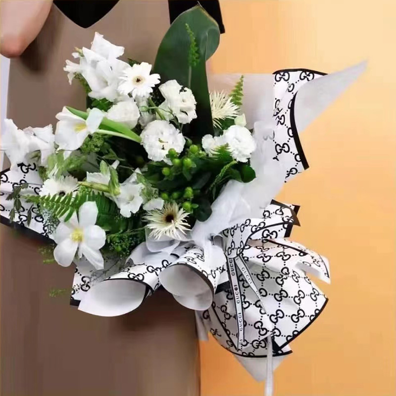 Fashionabla G-Flower omslagspapper