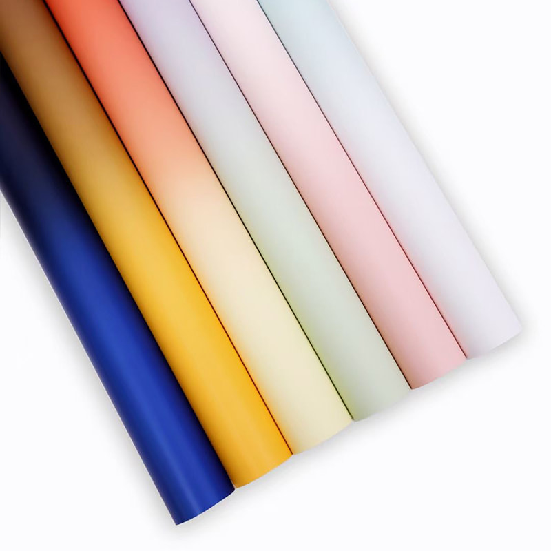 Premium Gradient Blombukett Omslagspapper