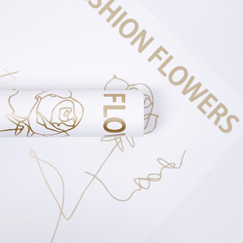 Flower Love-Bouquet omslagspapper med rosmönster